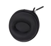 Generico Single Watch Storage Box, Hard Shell Round Watch Case, Shock Absorbing Cushioned Holder, 3.74x3.74x2.17 Inches, Sturdy Design, Portable for Travel, Outdoor Use, Wristwatch Protection