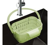 Generico Sink Basket, Sliding Drainer Tool, Retractable Scraps Rack, Fruit Washing Vessel, Mesh Culinary Supply, Restaurant Cafe Gear, Farmhouse Kitchen Black Medium