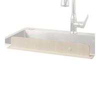 Generico Sink Splash Guard Silicone Faucet Protector, Non-Slip Suction Cup Countertop Splash Barrier on Kitchen Sinks, Bathroom Bathtub Washing Basin Hygiene Shield for Apartment Use