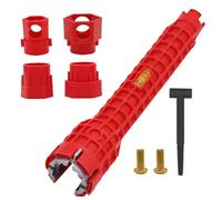 Generico Sink Wrench Faucet Tool - Multipurpose Sink Drain Spanner - Sturdy Hex Faucet Wrench Efficient Water Pipe Puller Installer For Kitchen Bathroom Undersink Garbage Disposal Bathtub Toilet