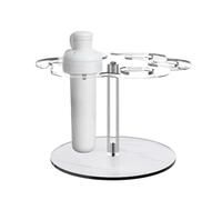 Generico Sip Flavor Cartridge Holder, Flower-Shaped Cartridge Display Rack, 6-Holes Acrylic Clear Shelf for Water Bottle Travel Home Kitchen Office Car Desk Corner Counter Adults Men