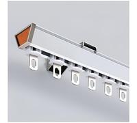 Generico Sistema di binari per Tende, Set di binari per Tende Versatile - Facile Montaggio a soffitto/Parete per divisori di Ambienti in soggiorni, camere da Letto, docce - 4,9 m/16,1 Piedi, Bianco,