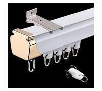 Generico Sistema di binari per Tende, Sistema di binari per Tende in Alluminio Resistente per finestre a bovindo, Binario Dritto a Parete per Gazebo, reparto, divisorio per stanze cliniche, 5,8 m/19