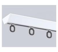 Generico Sistema di binari per Tende, Sistema di binari per Tende Resistente - divisorio per soffitto Bianco da 3,35 m per stanze, Hotel e camere da Letto, Ideale per ve