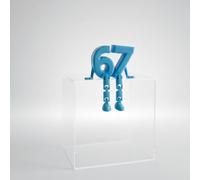 Genérico Six Seven Brainrot Mini 3D - Figura snodata Mini Steal a Brainrot, Figura 67 Brainrot, Decorazione da scrivania