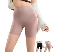 Generico Sixthpandas Seamless Shaper Shorts for Women.Stay-in-Place Seamless Shaper Short,No Roll-Down Waist for Women (Skin,XL)