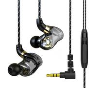 Generico SK7 Cuffie auricolari cablate da 3 5 mm musicali con super bassi e microfono sportive controllo in linea dinamiche leggere per uso quotidiano viaggio