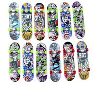 Generico Skateboard da - Fantastico giocattolo, mini tastiera, mini tastiere durevoli ad alte prestazioni in lega unica, fantastico giocattolo da skateboard per trucchi, bambini, adolescen