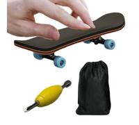 Generico Skateboard Da - Gioco Portatile In Legno | Skateboard Giocattolo Con Cuscinetti Completamente Chiuso, Per Studenti Adulti Comodini Scrivania, Dormitorio Appartamento Arredamento Sportivo