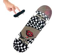 Generico Skateboard Da - Mini 5 Strati, Legno Di Acero | Ruote Con Cuscinetti Professionali Da 50 G, Giocattolo Con Punta Delle Dita A Doppio Calcio Con Struttura Naturale Che Fornisce Dallo