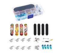 Generico Skateboard Da - Mini Monopattino Pieghevole Da, Giocattolo Da Skateboard, Giocattolo Acrobatico A 2 Ruote, Include Come Gadget O Ruote Di Ricambio, Di Scivolamento