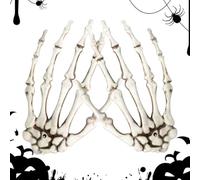 Generico Skeleton Hands Halloween Decor, Realistic Fake Arms Ornament | Horror Decor Seasonal Decoration, Hangable for Porch, Windowsill, Desk, Mantel, Haunted House