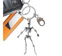 Generico Skeleton Key Chain Skeleton Gothic Zinc Alloy Vintage Pendants | Halloween Skull Keychain for Daily Party Birthday Valentines Family Friends Purse Handbag Car Schoolbag