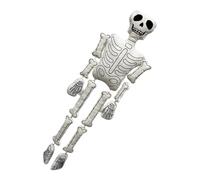 Generico Skeleton Plush Doll 37 Inch - Soft Halloween Skeleton Decoration Plush For Spooky Home And Party Decor, Lightweight Design For Display Or Fun Use, Detailed Bone Pattern + Flexible Poseable