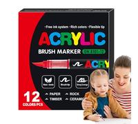 Generico Sketching Drrawing Markers - Permanent Drawiing Marrkers | All-purpose Coloring Sketching Drrawing Markers, Multifunctional Vivid Colors Drawing Art Supplies Kit For Coloring, Drawing