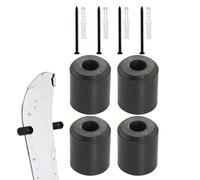 Generico Ski Board Wall Mount | 4-Piece Binding-Safe Protection | Wall Mount Snowboard Organizer,for Living Room Bedroom Apartment Dorm Basement Teens Enthusiasts Adults