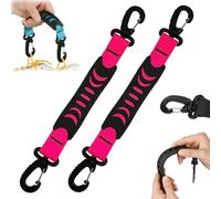 Generico Ski Boots Carrier Strap - Ski And Snowboard Boot Carrier Straps, Roller Skate Straps for Skiing, Snowboarding, Ice Skates And Skates (Rose Red)