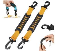 Generico Ski Boots Carrier Strap - Ski And Snowboard Boot Carrier Straps, Roller Skate Straps for Skiing, Snowboarding, Ice Skates And Skates (Yellow)