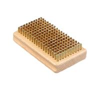 Generico Ski Wax Brush - Wood 12x7x3cm | Hand Operated Ski Brush, Snowboard Wax Scraper Cleaning Tool | for Waxing Polishing Decontamination Rust Removal Skis Maintenance Men Women Outdoor Sports