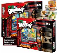 Generico Skifidol Italian Brainrot Mystery Box Universo Psichedelico, Trading Card Game, Edizione Limitata con 4 Carte Promo Rare, 2 Polygon e 42 Carte Serie Alpha