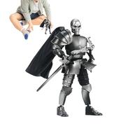 Generico Skull Action Figure, Green/Gold/Red/Silver Cool Design Movable Articulated Toys, 5.51 Inches Figurine Model, Desktop Decoration for Bedroom Living Room Study