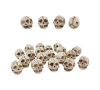 Generico Skull Statue Set, Resin Skull Sculpture, Mini Prank Toys, 0.71x0.71 Inches Lightweight Design, Realistic Detailing, Ideal for Landscaping, Plant, Pots, Halloween Bookshelves Displays