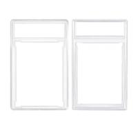 Generico Slab Case for Graded Cards - Clear Card Display Brick Storage Unit, Protective Organizer Sleeve, Sports Trading Collectibles, Stackable Holder System for Safe Collection Arrangement Home Use
