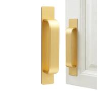 Generico Sliding Barn Door Handle - Aluminum Pull | Adhesive Drawer And Closet Door Pulls, Aluminum Alloy Handle For Dormitory, Window, Room, Drawer, Apartment, Hotel, Modern Home & Office Use