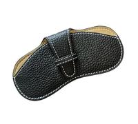 Generico Slim Eyeglass Case - Slim Flat Protective Glasses Holder Pouch | Women Men Thin Sunglasses Pouch | PU Leather 17x8x1cm 70g - For Cash Jewelry Cosmetic Cards Keys Pens - Travel Work Daily Use