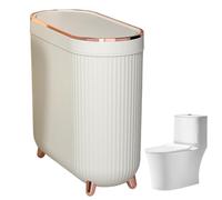 Generico Slim Toilet Trash Can,Small Household Garbage Bin | 32x14x30cm Household Toilet Garbage Cans, Effortless Cleanliness Bathroom Accessories Paper Trash Cans - Compact Design For Bathroom