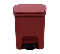 Generico Slim Trash Can - Odor Protected Lid, Rectangular Garbage Bin | Step On Trash Can System, Efficient Space Saving Waste Management Solution for Kitchen Bathroom Office Home Use