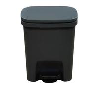 Generico Slim Trash Can - Odor Protected Lid, Rectangular Garbage Bin | Step On Trash Can System, Efficient Space Saving Waste Management Solution for Kitchen Bathroom Office Home Use