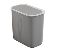 Generico slim trash can touchless push garbage bin automatic lid odor control technology compact sleek kitchen waste management bathroom sink disposal toilet side organization bedroom nightstand use