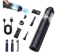 Generico Slim V8 Mate Cordless Car Vacuum High Power 19000Pa, with Enhanced Dual Power, Mini Handheld Vacuum Cleaner, Wireless Handheld Car Vacuums Cleaner, Easy Cleaning, for Cars, Home (black)
