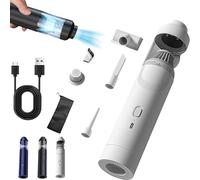 Generico Slim V8 Mate Cordless Car Vacuum High Power 19000Pa, with Enhanced Dual Power, Mini Handheld Vacuum Cleaner, Wireless Handheld Car Vacuums Cleaner, Easy Cleaning, for Cars, Home (white)