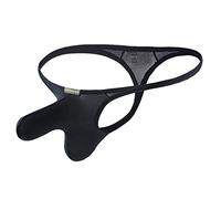 Generico Slip Bagno Uomo Tanga Nero Boxer XXXL Mutande Bianche Costume Mare Corto Bianco Cotone