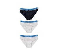 Generico Slip Compatibile con Napoli Tris Mutande Bambino Ragazzo Cotone Blu 12