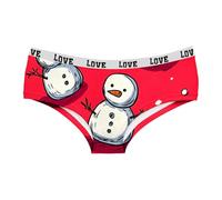 Generico Slip Donna, Mutande Donna Vita Media,Mutandine Traspiranti, Intimo Elastico a Vita Medio-Bassa,Mutande Donna Pacco da 1,Regali Natale