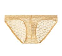 Generico Slip Uomo in Rete Elasticizzata Trasparente, Modello con Busto Anatomico, Tessuto Leggero e Morbido, Adatto Come Intimo Erotico e Slip per Tutte Le Occasioni