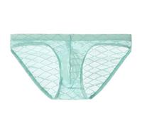 Generico Slip Uomo in Rete Elasticizzata Trasparente, Modello con Busto Anatomico, Tessuto Leggero e Morbido, Adatto Come Intimo Erotico e Slip per Tutte Le Occasioni