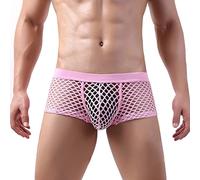 Generico Slip Uomo Taglia 6 Mutande Sexy Boxer Trunk Intimo Hot per Sesso Aperto sotto Costume Mare Lingerie Hard Cotone