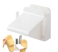Generico Slippers Hanger, Wall Mounted Shoe Organizer For Space Saving Storage, Multipurpose Holder For Entryway Bathroom Bedroom Kitchen RV Closet Living Room, Easy Adhesive, 4.72x4.72x4.25 In