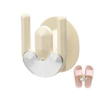 Generico Slippers Holder Wall, Slipper Wall Mount Hanger Rack, 3.94x3.15x1.97 Inches Space Saving Organizer, No Drilling Shoe Hooks for Home Entryway, Bathroom, Closet and Indoor Use