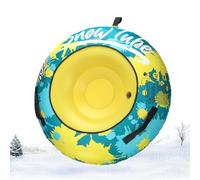Generico Slitta Gonfiabile - Tubo da Sci da 33,86 Pollici, Base in PVC Ispessito | Aliante da Neve Resistente Strappo Bambini Adulti Inverno Discesa Scorrevole Cortile Viaggio in Montagna Via