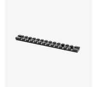 Generico Slitta Picatinny Rail Mount, Nero, Alluminio, Accessorio Tattico per Fucile