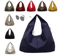Generico Slouchy Tote Bags Men Women Large Shoulder Bags for Travel Commute,Waterproof,Large Capacity (blue)