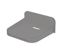 Generico Small Clear Shelf - Tiny Wall Shelf For Security Cameras | Acrylic No-Drill Floating Bracket With Compact Design, Renter-Friendly Holder For Window, Bedroom, Bathroom