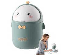 Generico Small Countertop Pail, Little Litter Basket, Portable Bedside Debris Holder for Vanity Table Coffee Station Nursery Tidy Accessory Room Decor Module Aesthetic Refuse Disposal Management Set