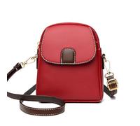 Generico Small Crossbody Bag for Women, Cell Phone Purse with Blocking & Strap (Red)