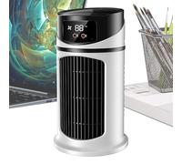 Generico Small Desk Fan, Quiet Cooling Device, USB Rechargeable Air Circulator, Low Noise Variable Speed, for Bedroom, Dorm, Kitchen, Workshop, Garage, Travel, Studio, Classroom